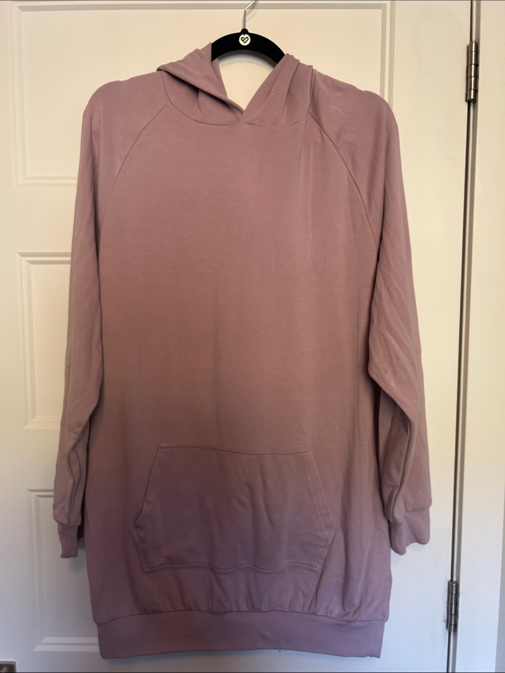 Women's Mauve Hooded Crewneck Sweater